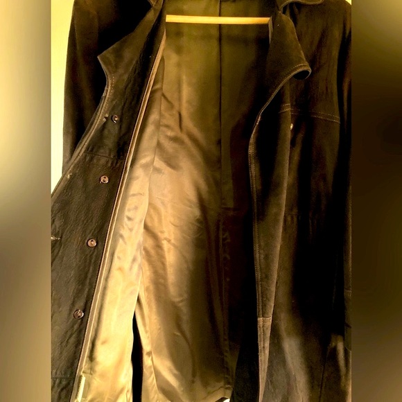 US Made Vintage Suede Coat - Picture 4 of 7